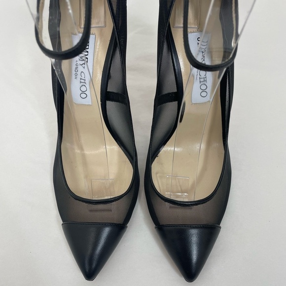 Jimmy Choo Tower Mesh Heel Pump - Picture 7 of 10